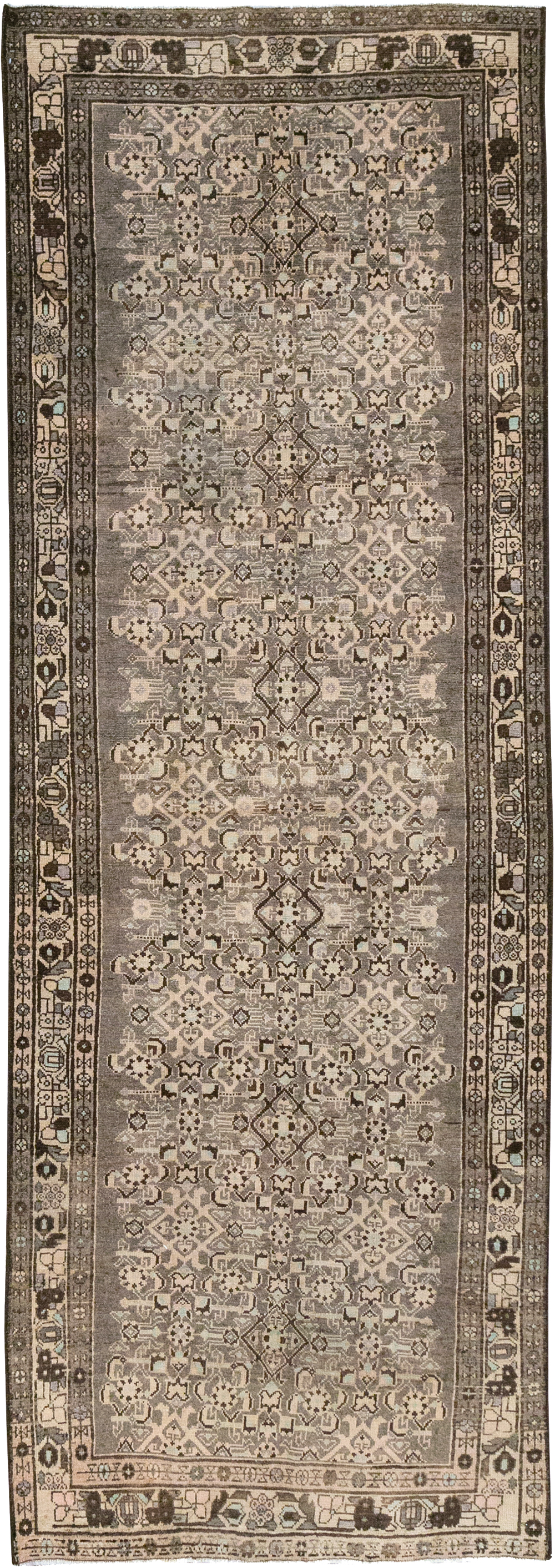 Vintage Persian Malayer Runner, No.32722 - Staging