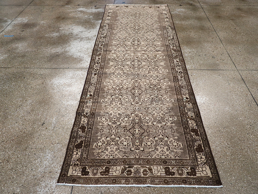 Vintage Persian Malayer Runner, No.32722 - Staging