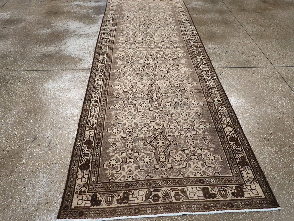 Vintage Persian Malayer Runner, No.32722 - Staging