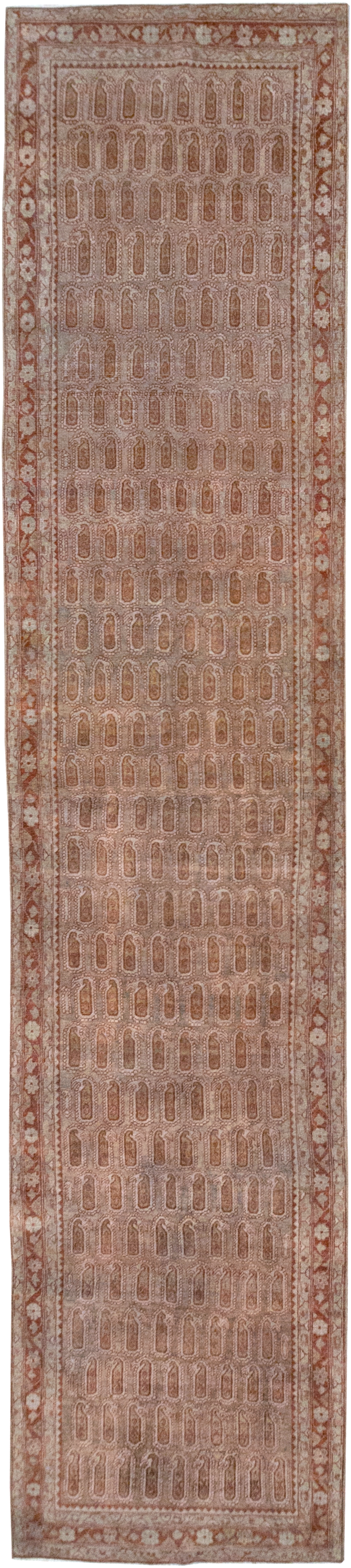 Antique Persian Malayer Long Runner (Pair: 1 of 2), No.32723 - Staging
