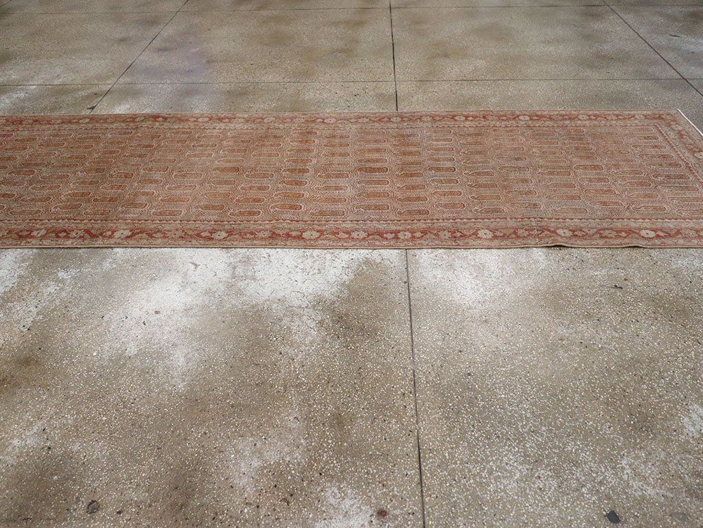 Antique Persian Malayer Long Runner (Pair: 1 of 2), No.32723 - Staging