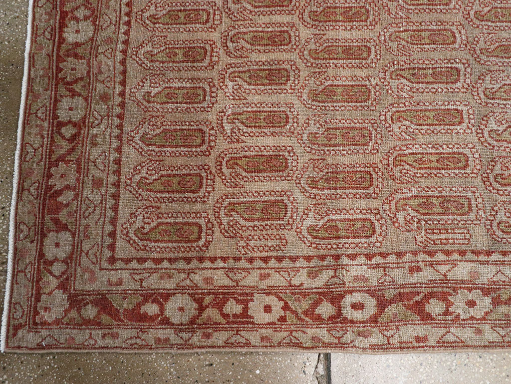 Antique Persian Malayer Long Runner (Pair: 1 of 2), No.32723 - Staging