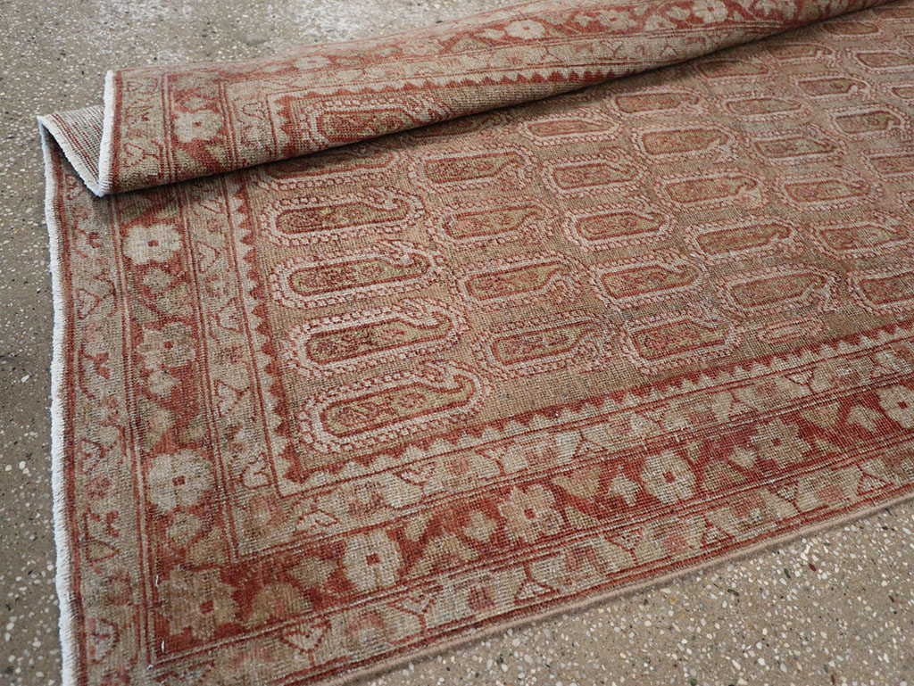 Antique Persian Malayer Long Runner (Pair: 1 of 2), No.32723 - Staging