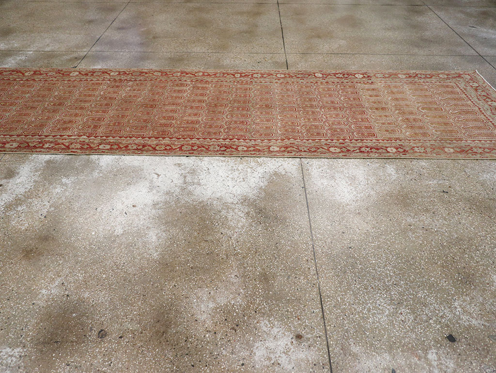 Antique Persian Malayer Long Runner (Pair: 2 of 2), No.32724 - Staging