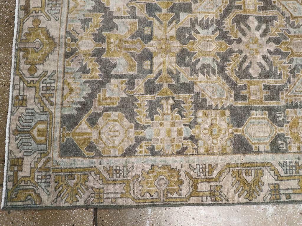 Vintage Persian Malayer Long Runner, No.32725 - Staging