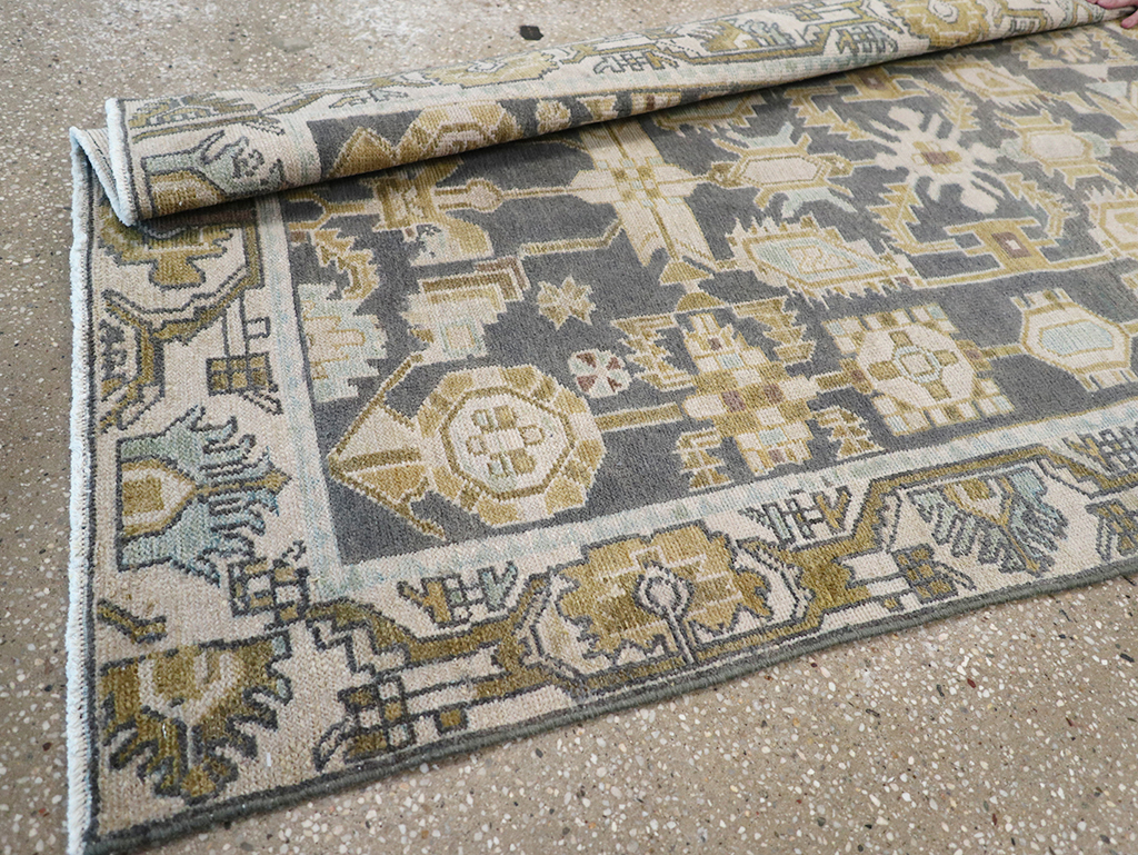 Vintage Persian Malayer Long Runner, No.32725 - Staging