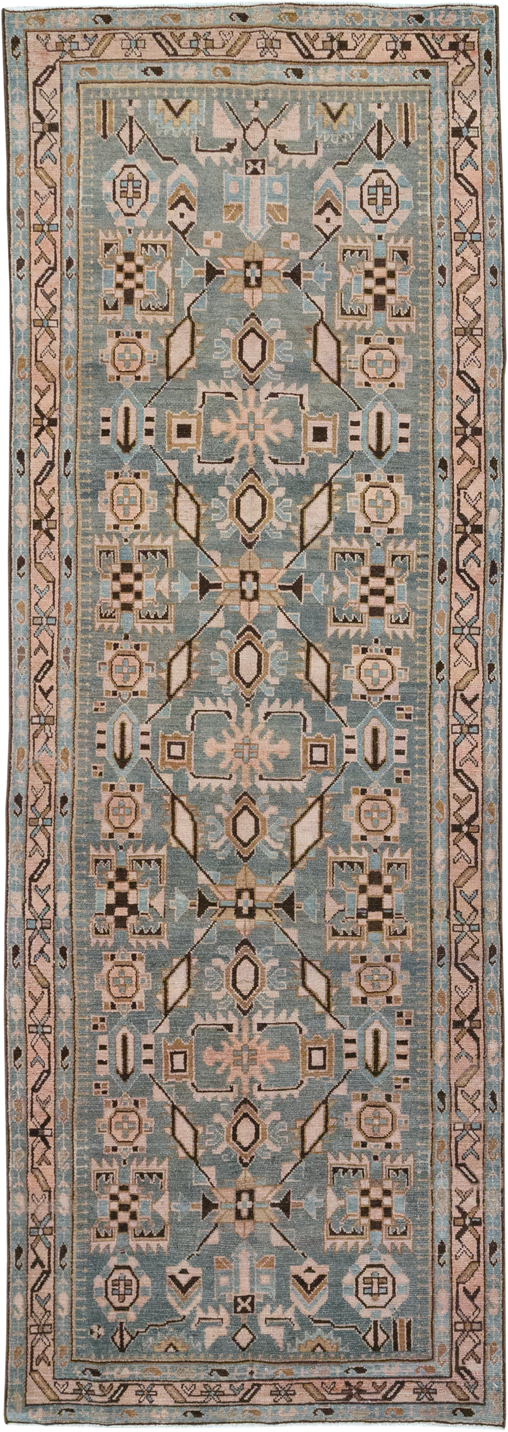 Vintage Persian Malayer Runner, No.32726 - Staging