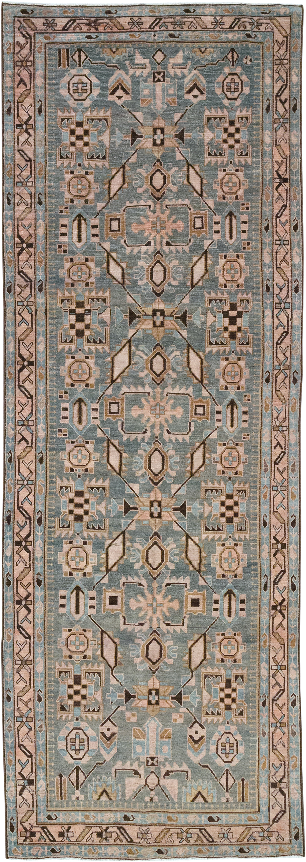 Vintage Persian Malayer Runner, No.32726 - Staging