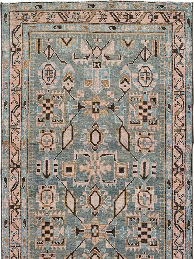 Vintage Persian Malayer Runner, No.32726 - Staging