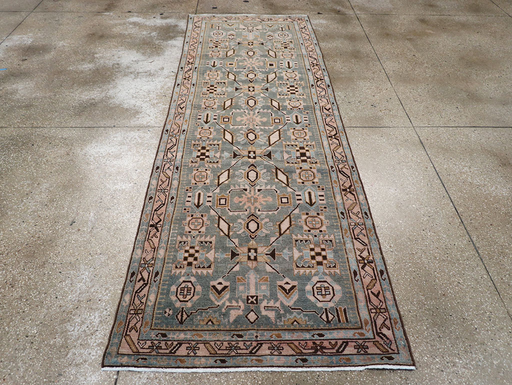 Vintage Persian Malayer Runner, No.32726 - Staging