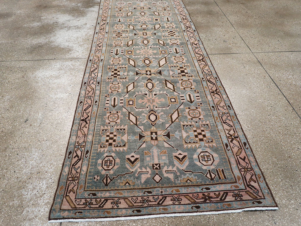 Vintage Persian Malayer Runner, No.32726 - Staging
