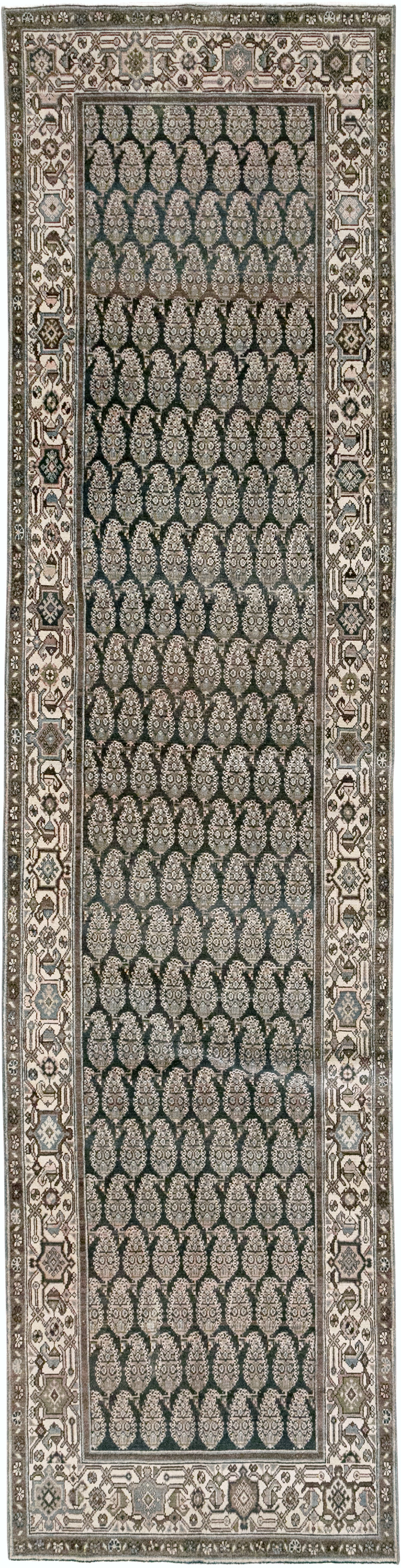 Antique Persian Malayer Runner, No.32728 - Staging