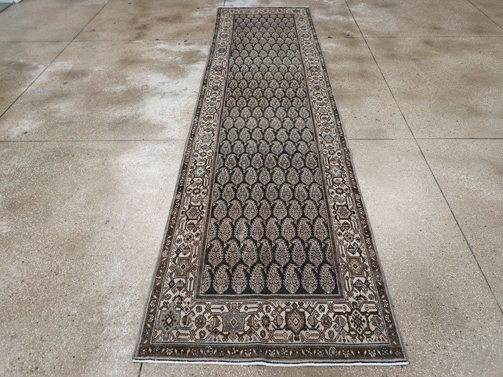 Antique Persian Malayer Runner, No.32728 - Staging