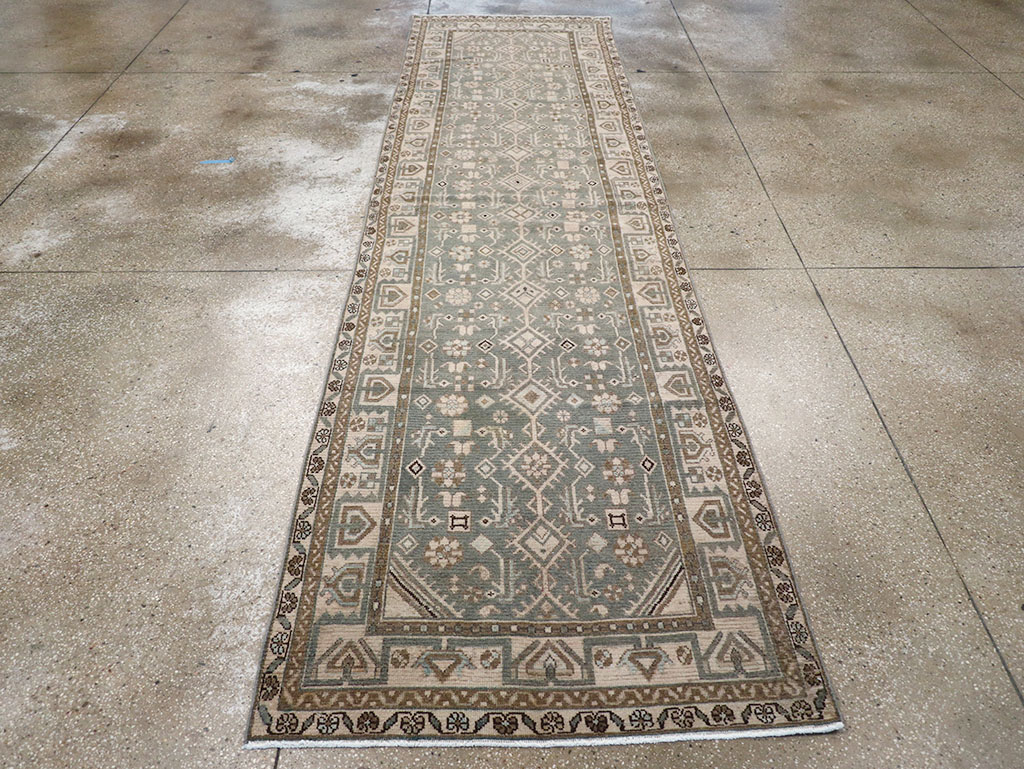 Vintage Persian Malayer Runner, No.32729 - Staging