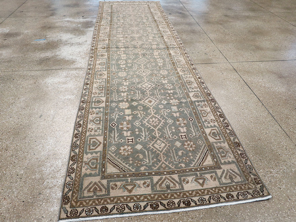Vintage Persian Malayer Runner, No.32729 - Staging