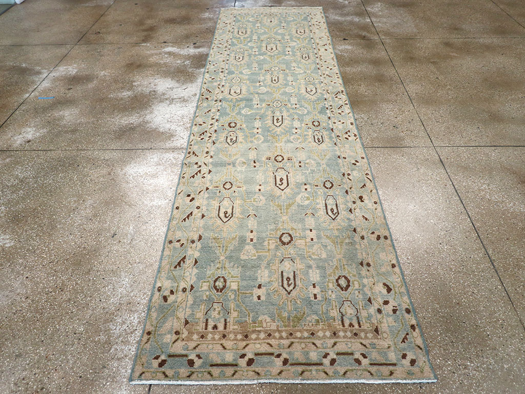 Vintage Persian Malayer Runner, No.32730 - Staging