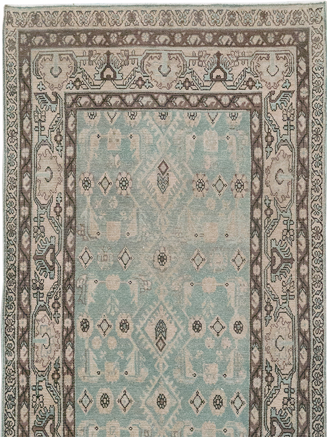 Vintage Persian Malayer Long Runner, No.32731 - Staging