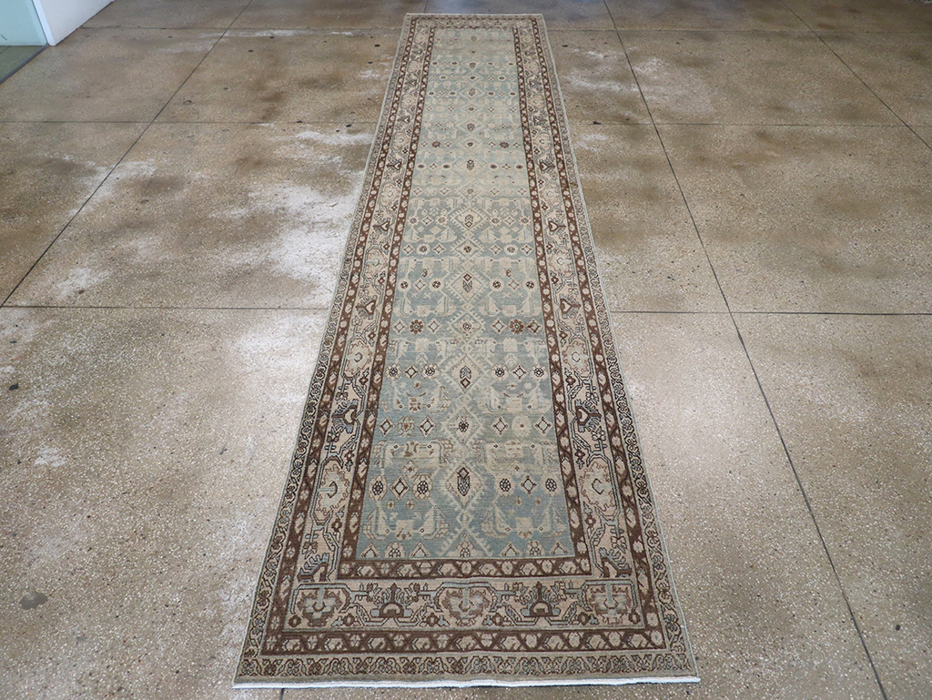Vintage Persian Malayer Long Runner, No.32731 - Staging