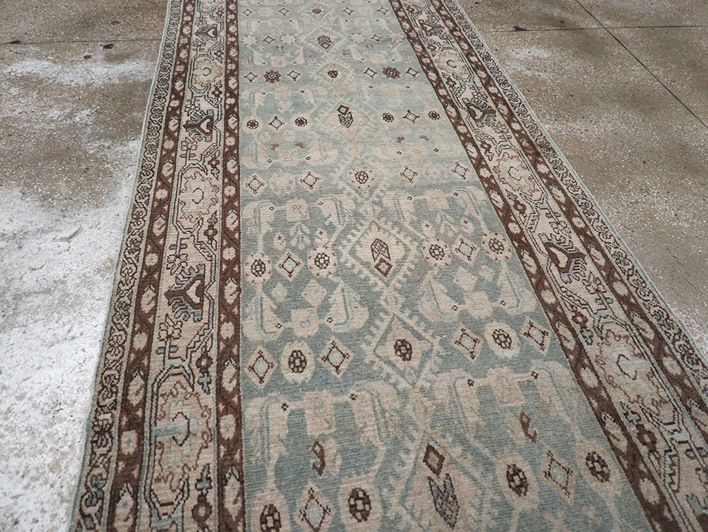 Vintage Persian Malayer Long Runner, No.32731 - Staging