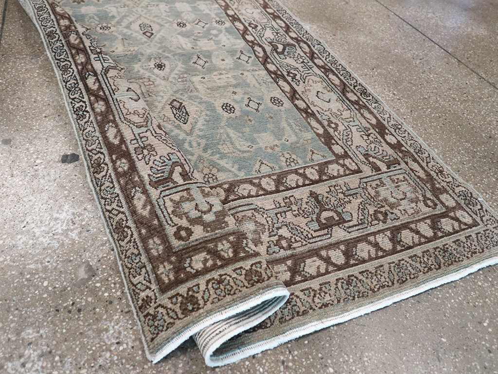 Vintage Persian Malayer Long Runner, No.32731 - Staging