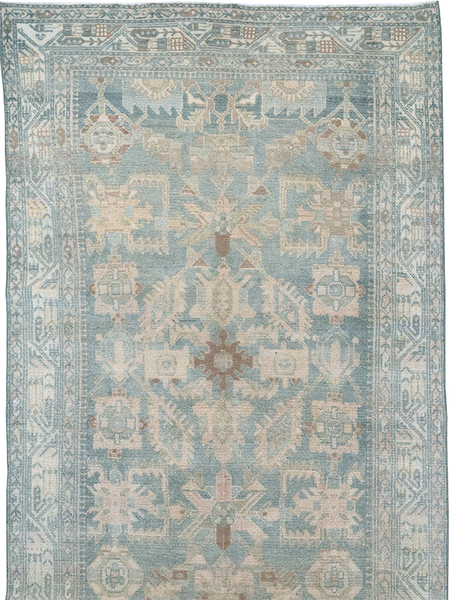 Vintage Persian Malayer Long Runner, No.32732 - Staging