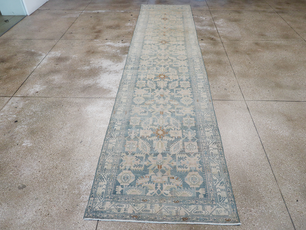 Vintage Persian Malayer Long Runner, No.32732 - Staging