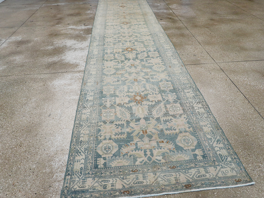 Vintage Persian Malayer Long Runner, No.32732 - Staging