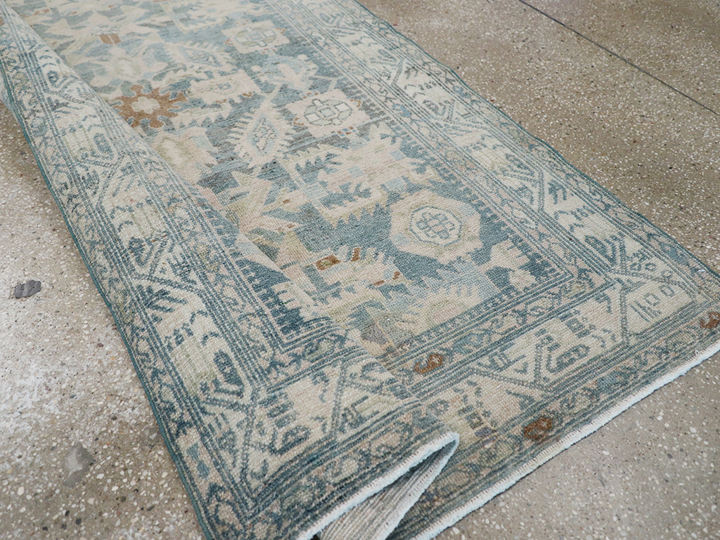 Vintage Persian Malayer Long Runner, No.32732 - Staging
