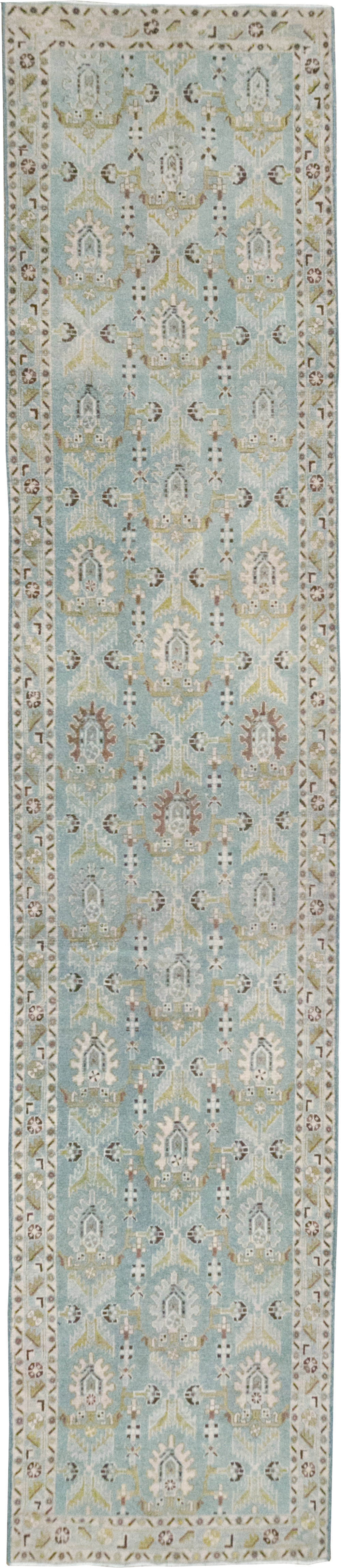 Vintage Persian Malayer Long Runner, No.32734 - Staging