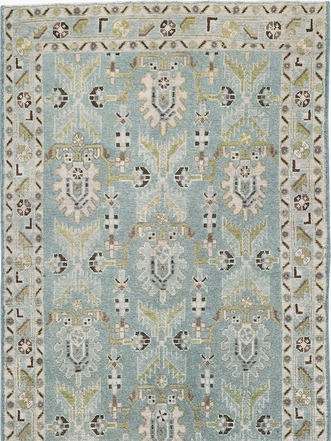 Vintage Persian Malayer Long Runner, No.32734 - Staging