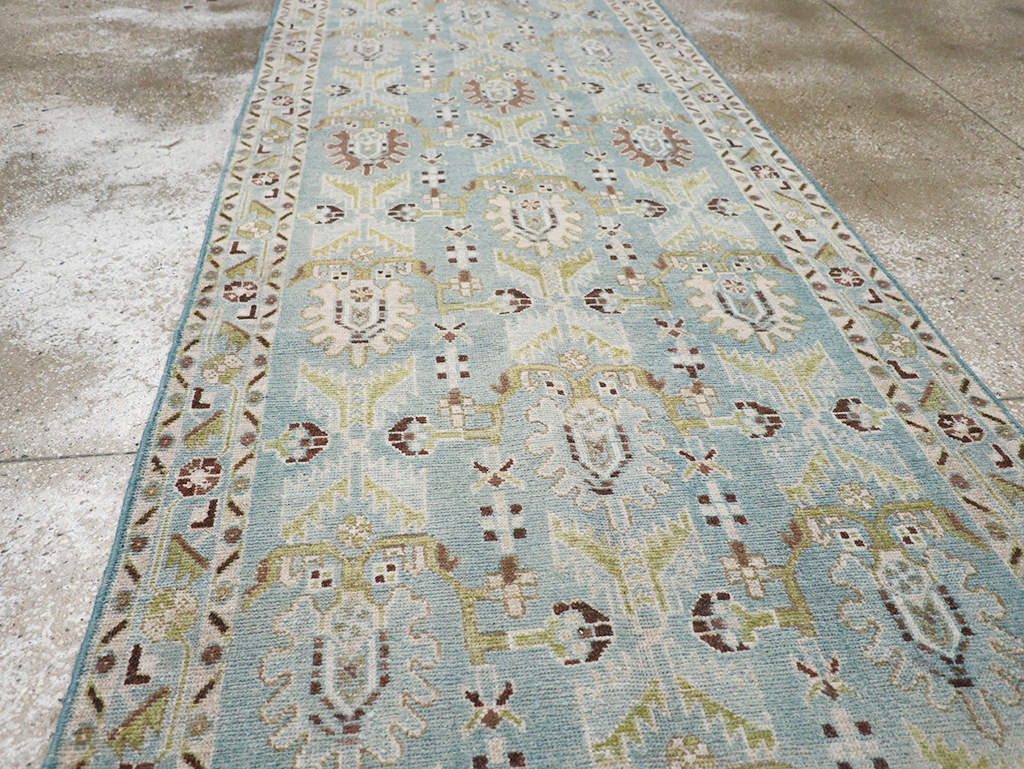 Vintage Persian Malayer Long Runner, No.32734 - Staging