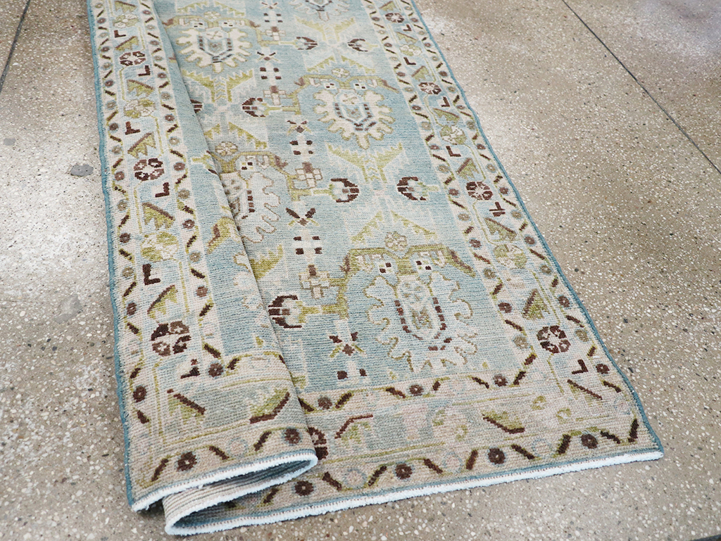 Vintage Persian Malayer Long Runner, No.32734 - Staging