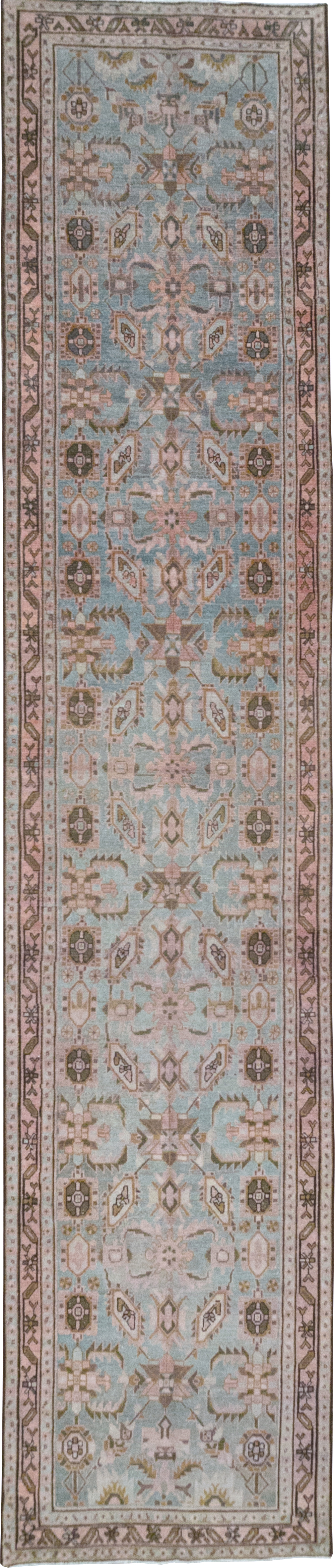 Vintage Persian Malayer Long Runner, No.32735 - Staging