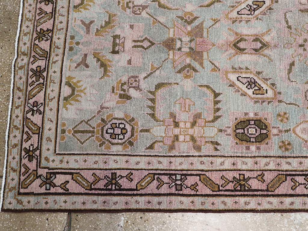 Vintage Persian Malayer Long Runner, No.32735 - Staging