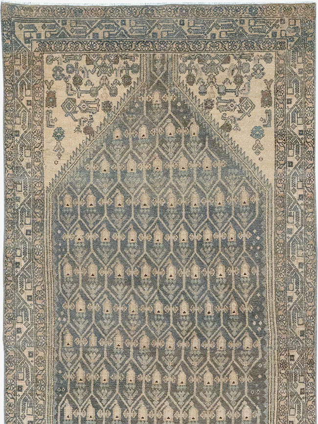Vintage Persian Malayer Long Runner, No.32736 - Staging