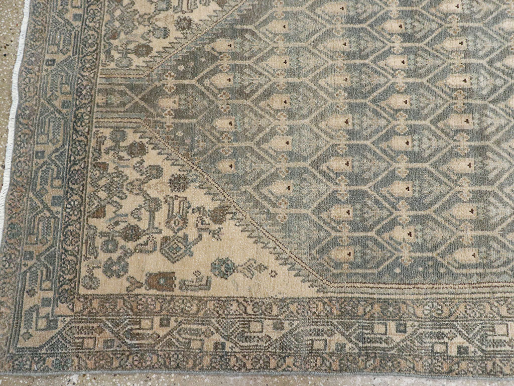 Vintage Persian Malayer Long Runner, No.32736 - Staging