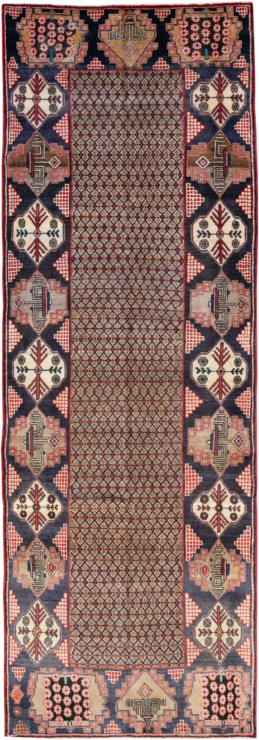 Vintage Persian Serab Gallery Rug, No.32738 - Staging