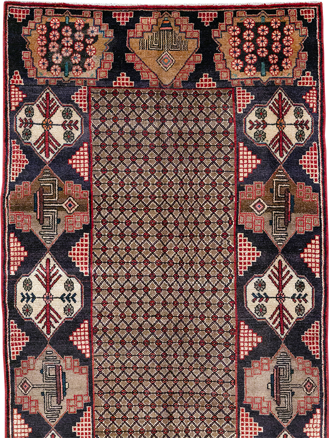 Vintage Persian Serab Gallery Rug, No.32738 - Staging