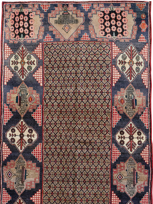 Vintage Persian Serab Gallery Rug, No.32738 - Staging