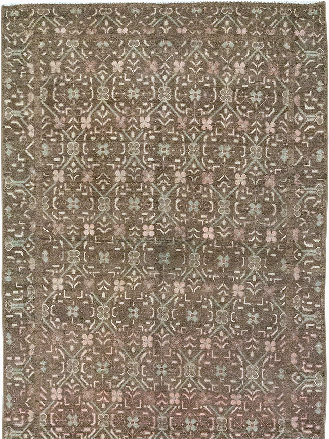 Vintage Persian Serab Runner, No.32739 - Staging