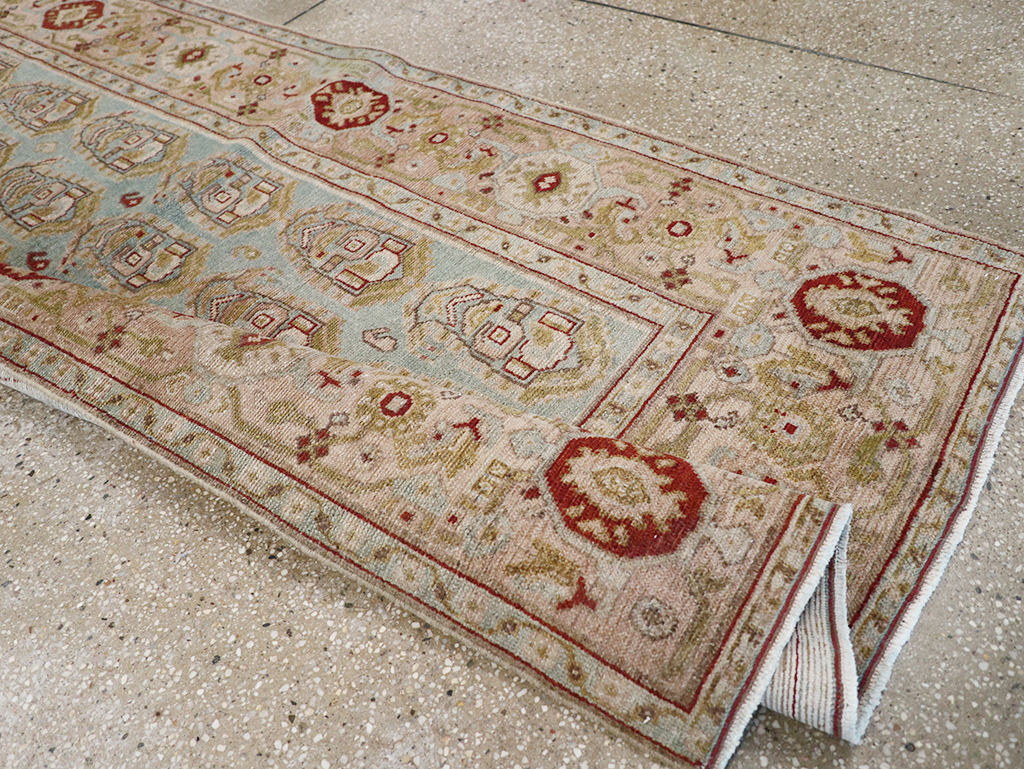 Vintage Persian Malayer Long Runner, No.32740 - Staging
