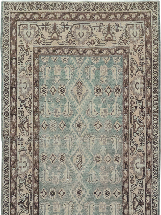 Vintage Persian Malayer Long Runner, No.32741 - Staging