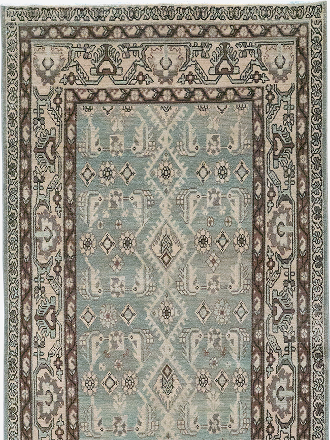Vintage Persian Malayer Long Runner, No.32741 - Staging