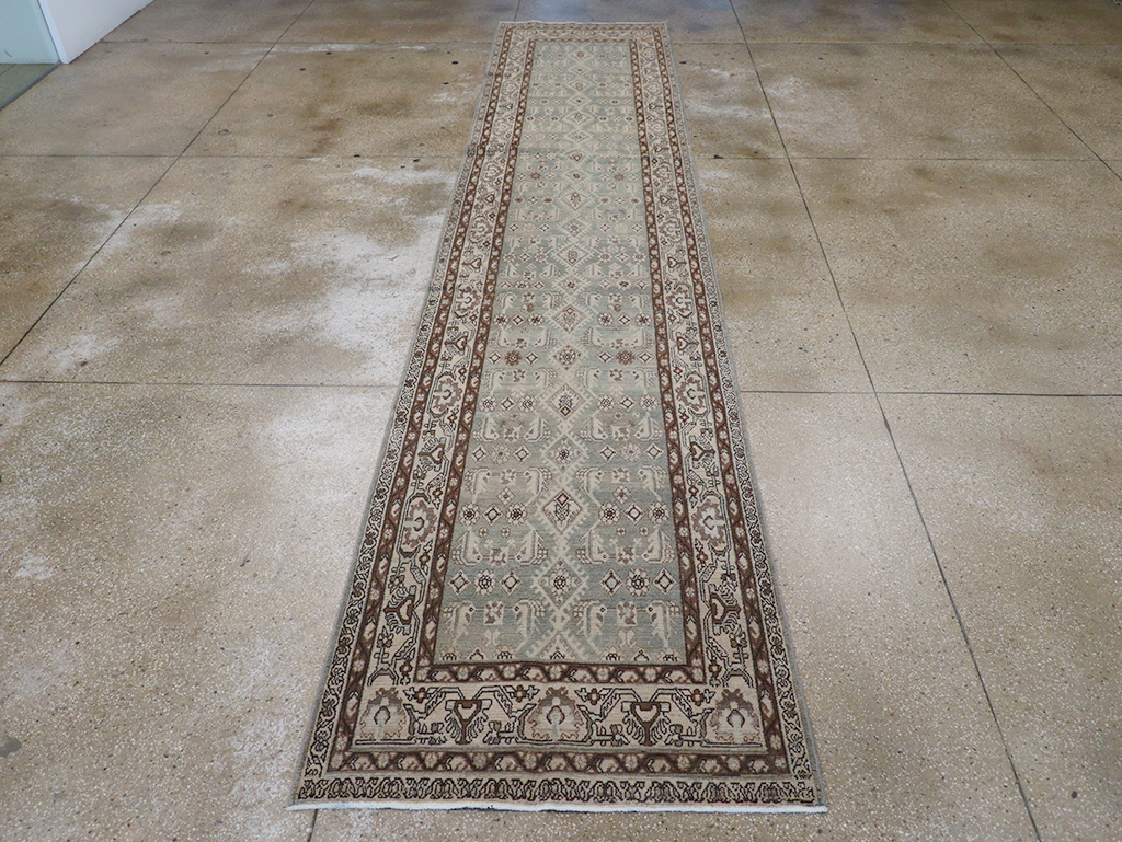 Vintage Persian Malayer Long Runner, No.32741 - Staging