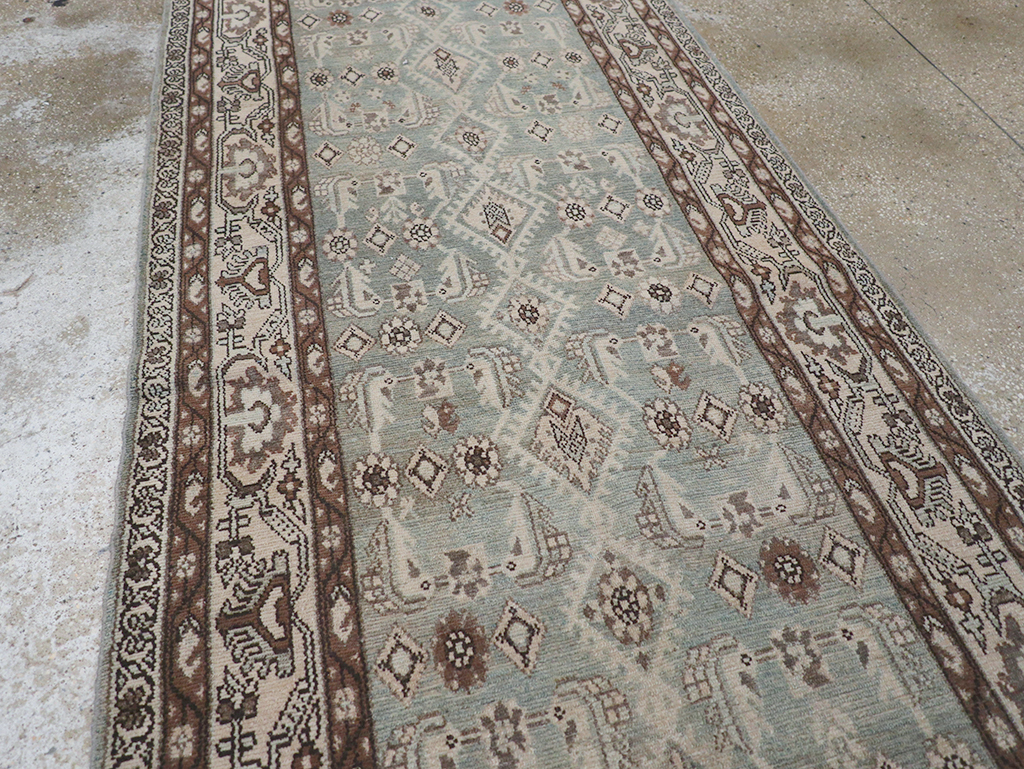 Vintage Persian Malayer Long Runner, No.32741 - Staging