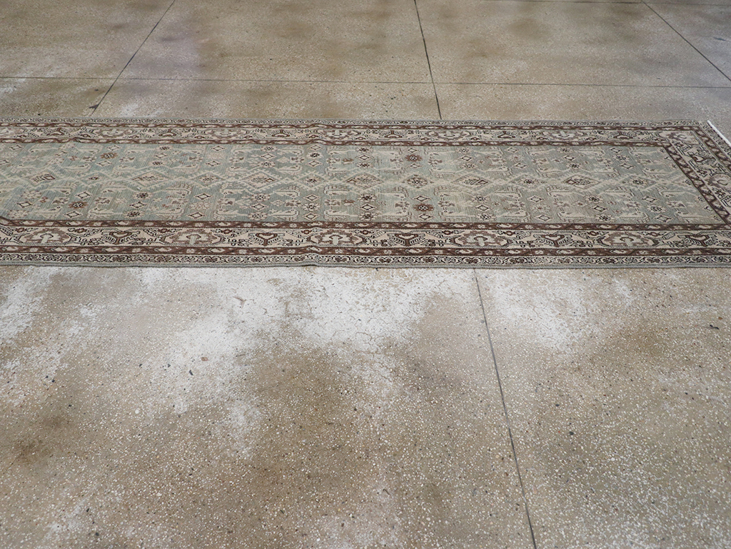 Vintage Persian Malayer Long Runner, No.32741 - Staging