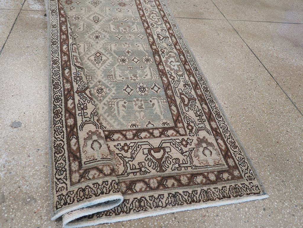 Vintage Persian Malayer Long Runner, No.32741 - Staging