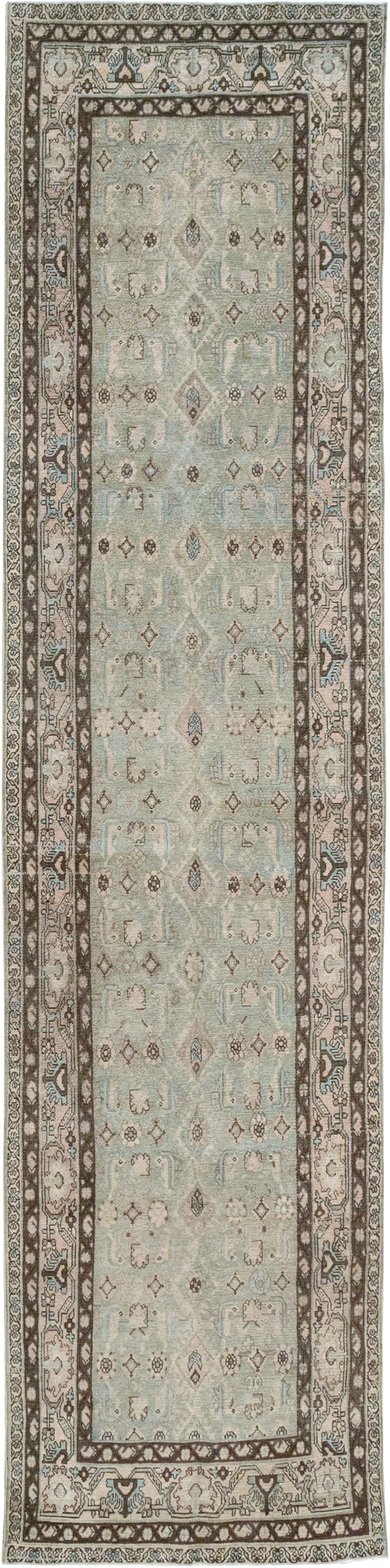 Vintage Persian Malayer Runner, No.32742 - Staging