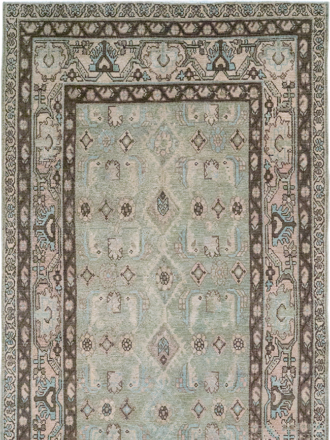 Vintage Persian Malayer Runner, No.32742 - Staging