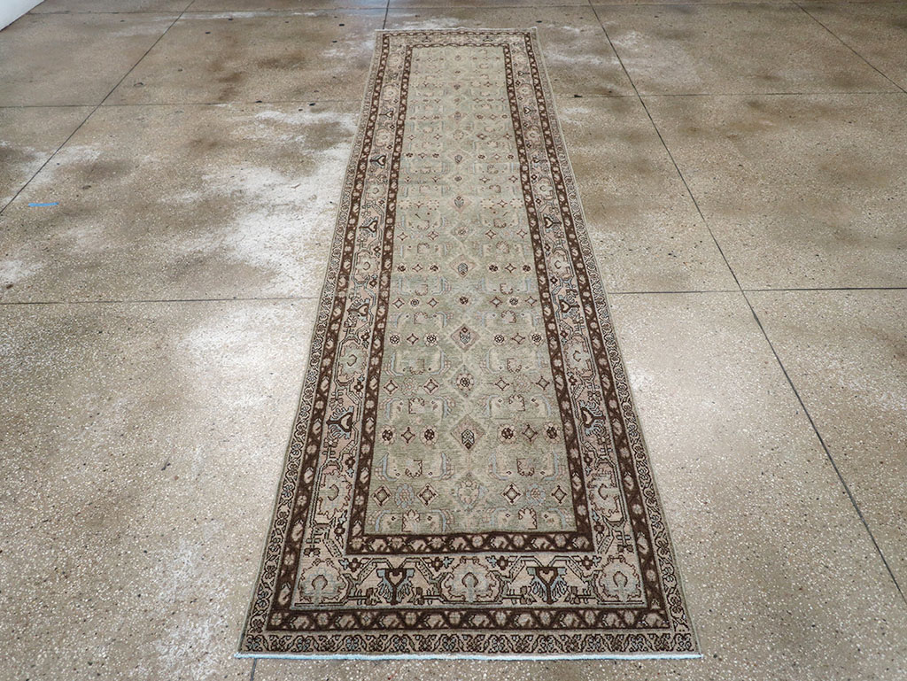 Vintage Persian Malayer Runner, No.32742 - Staging